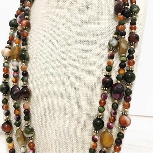 • Artisan • Jewel Beaded Necklace - Picture 2 of 4
